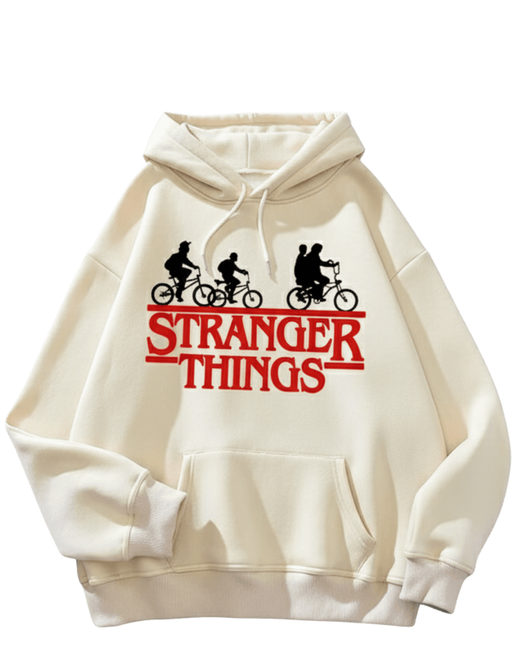 Stranger Things Beige Hoodie