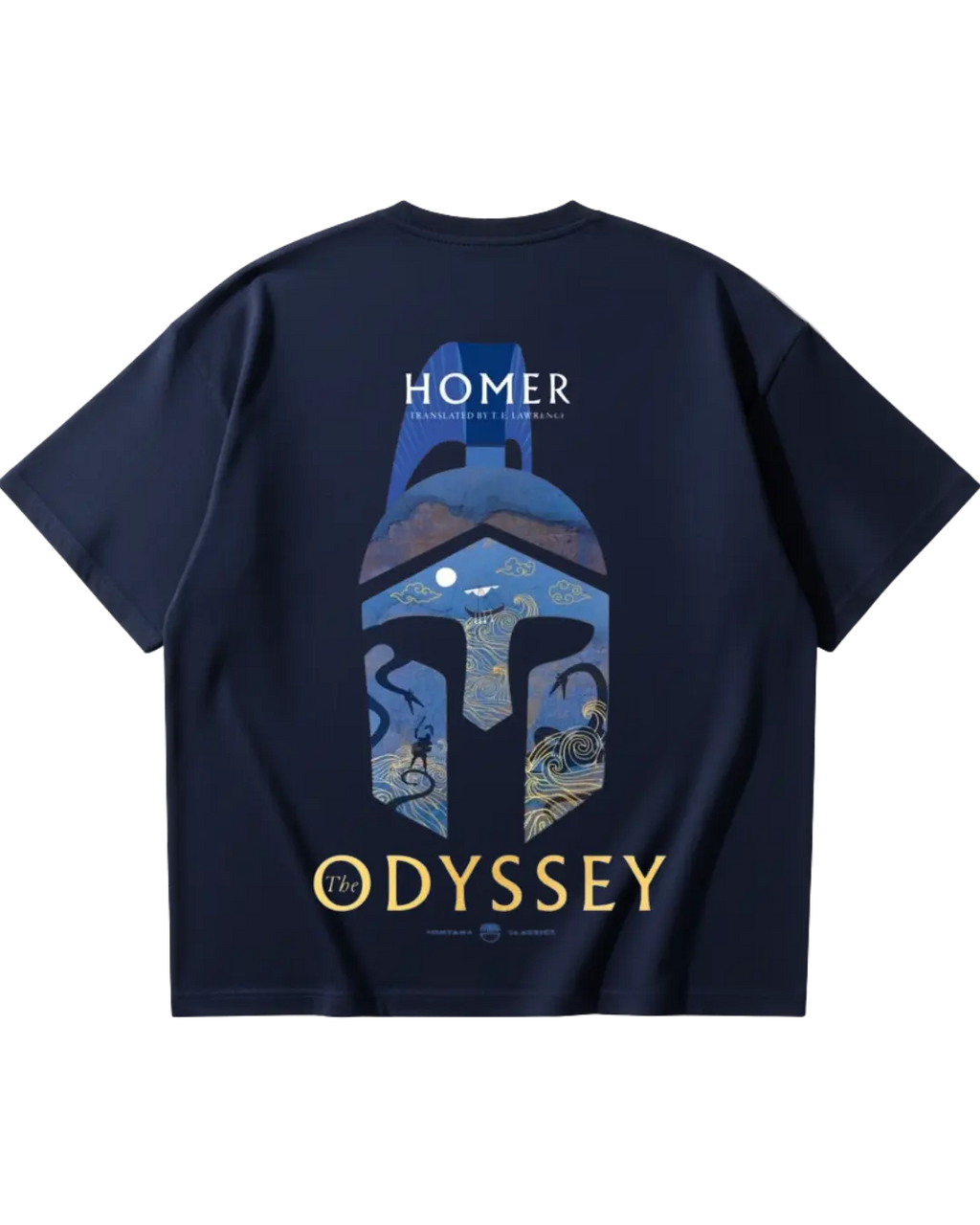 The Odyssey Blue Oversized Tee