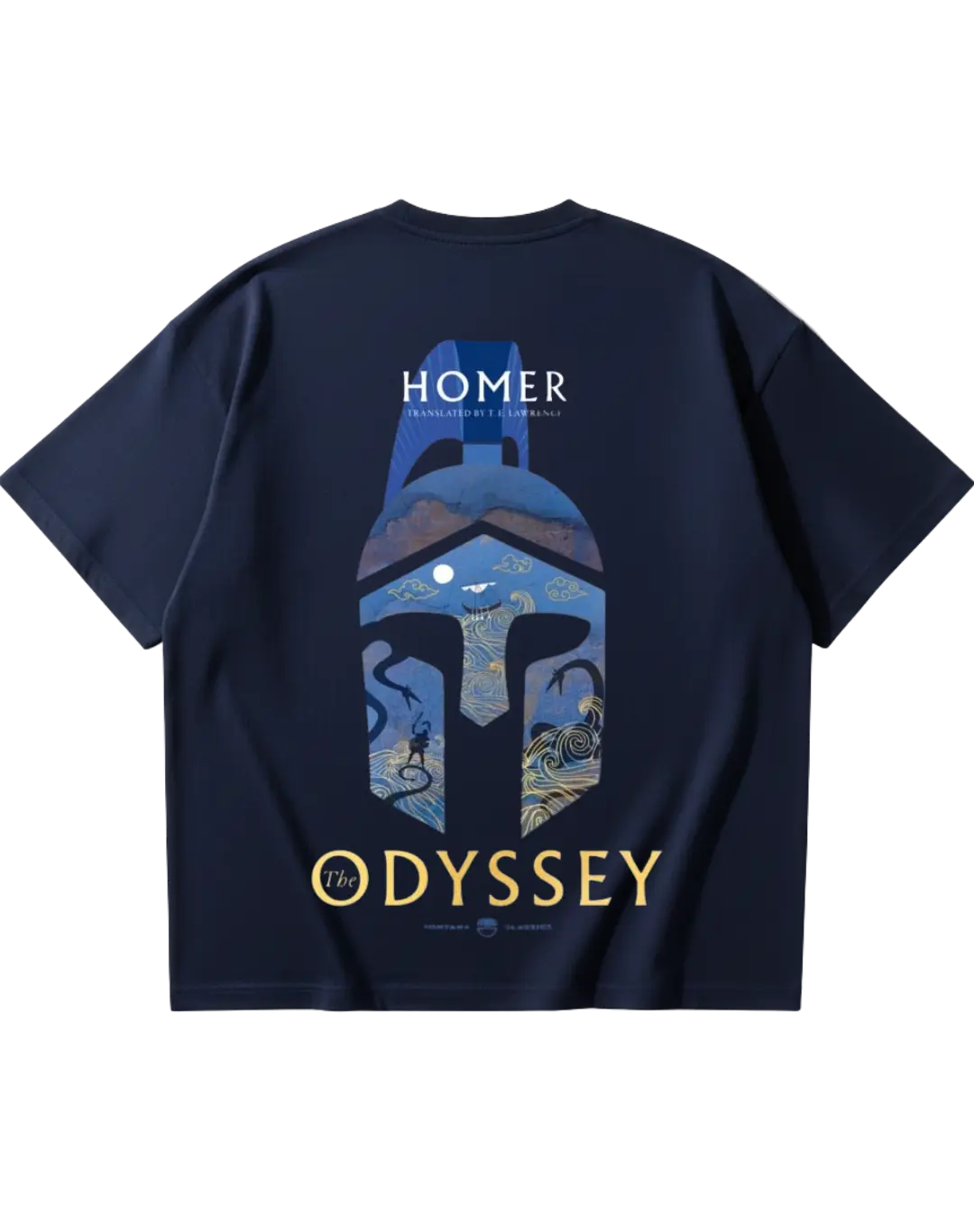 The Odyssey Blue Oversized Tee