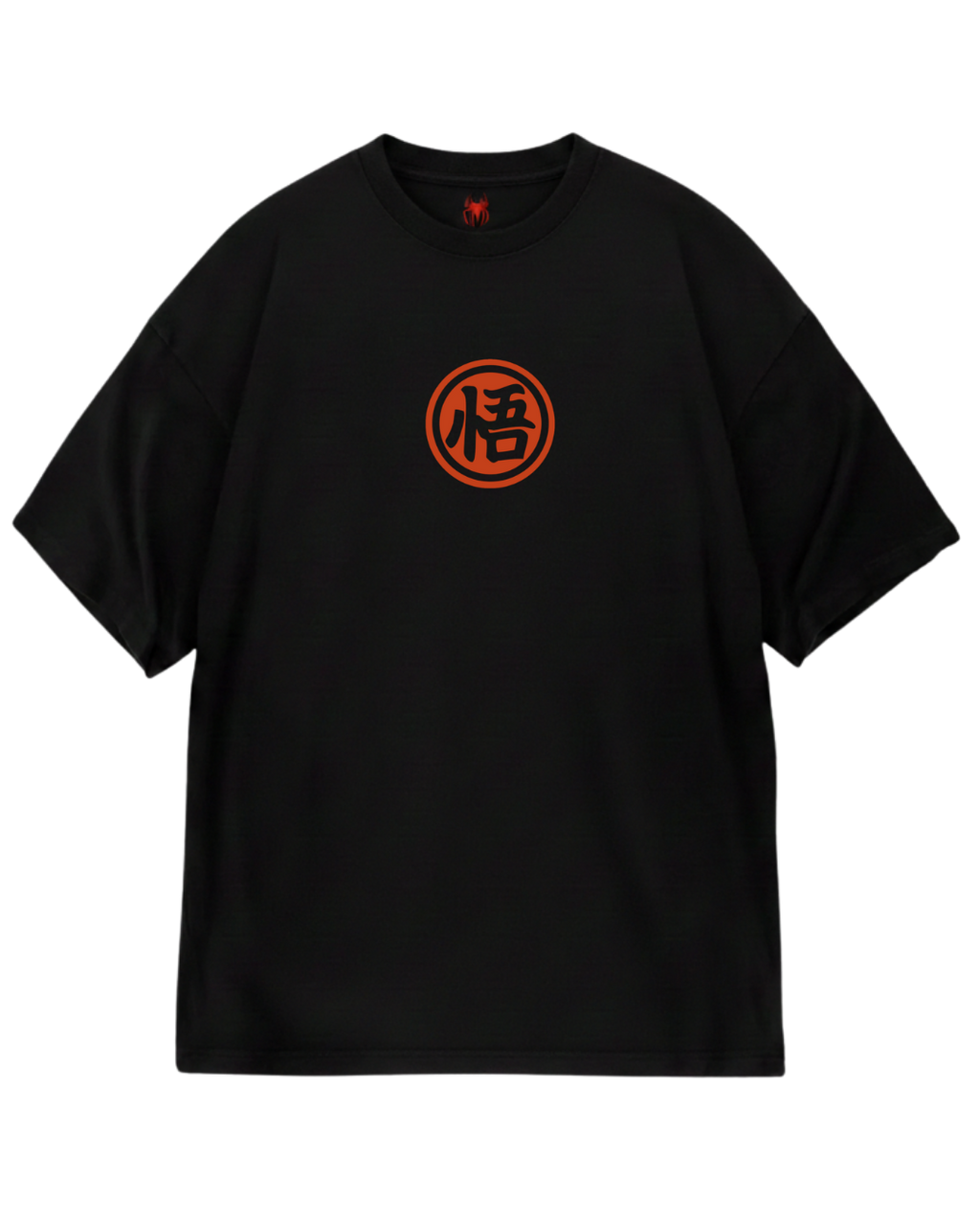 Black Goku Red Oversized Tee