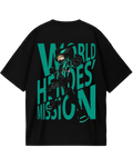 My Hero Academia Deku Black Oversized Tee