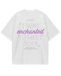 Taylor Swift SpeakNow Enchanted White Oversized Tee