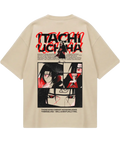 Naruto Itachi Beige Oversized Tee