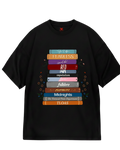 Taylor Swift Books Black Oversized Tee