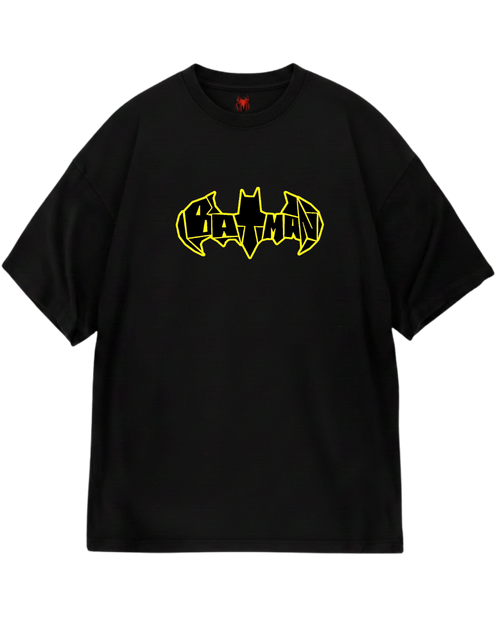 Batman Black Batmobile Oversized Tee