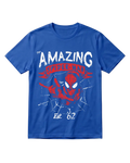 Spider Man Blue Amazing Half Sleeves