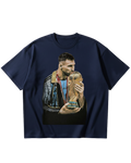 Argentina Messi Wc Blue Oversized Tee