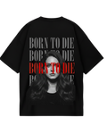 Lana Del Rey Born Black Oversized Tee