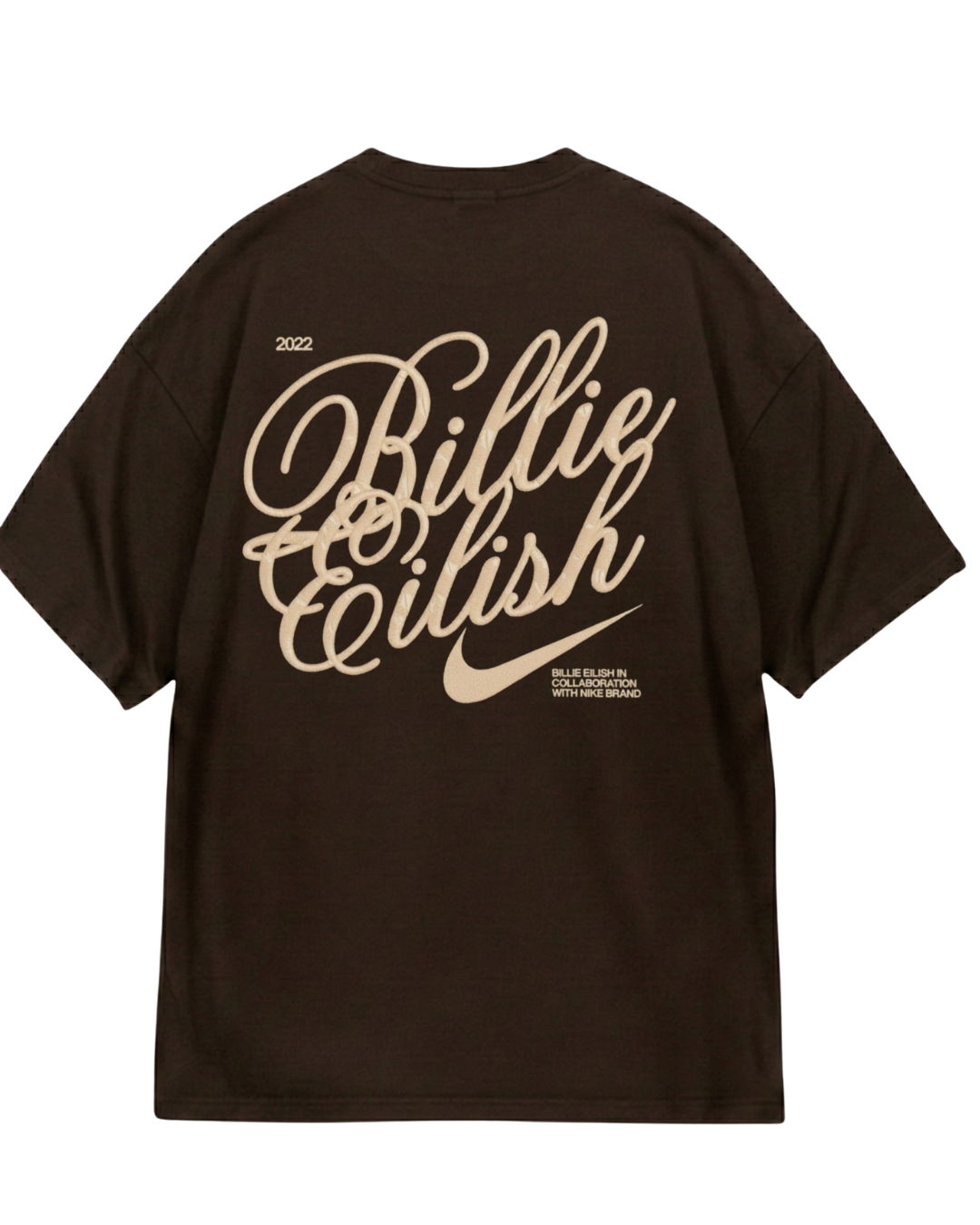 Billie Eilish Brown Oversized Tee