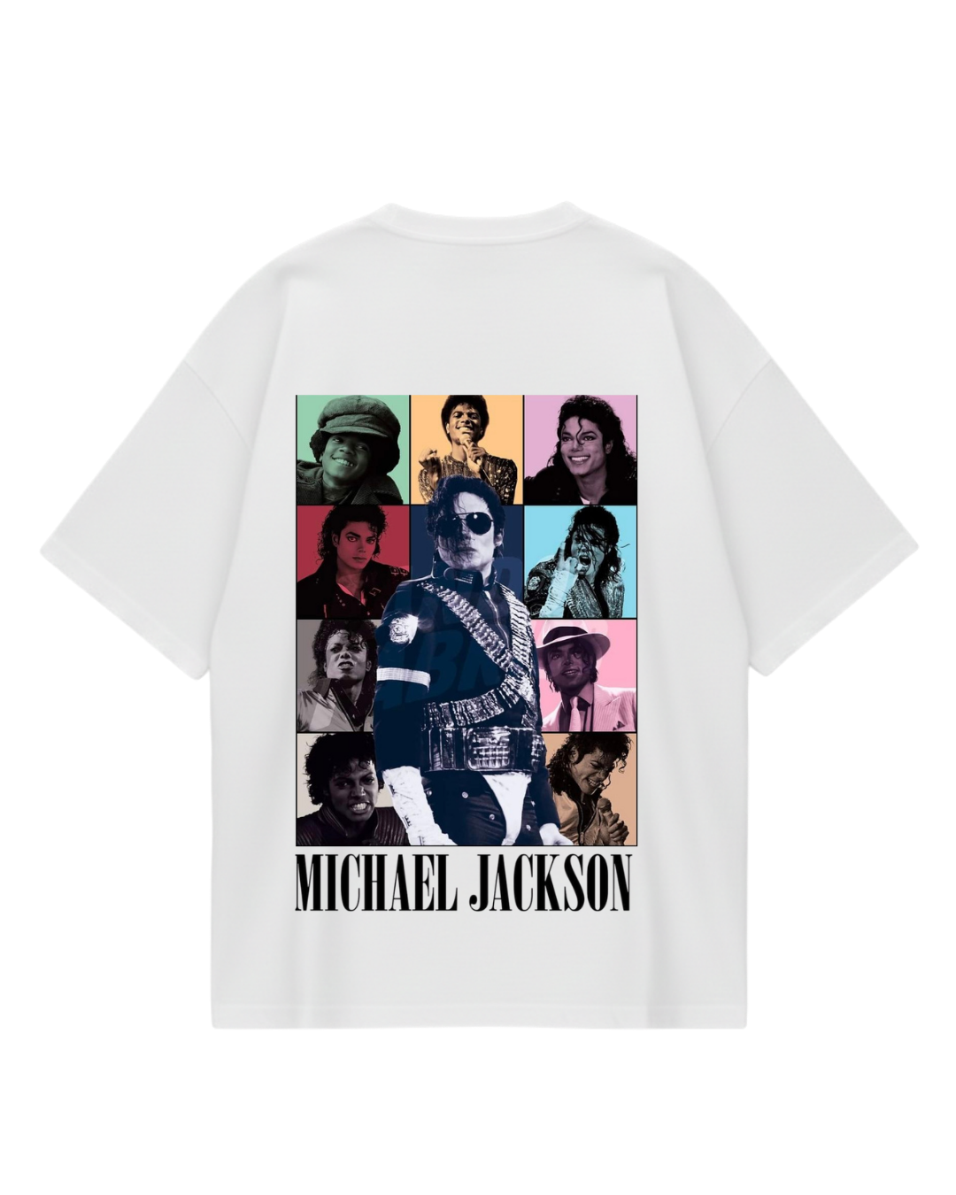 Michael Jackson White Eras Oversized Tee