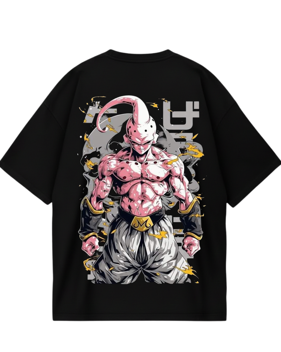 Black Majin Buu Oversized Tee