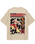 Blaziken Beige Oversized Tee