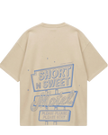 Sabrina Short N Sweet Beige Oversized Tee