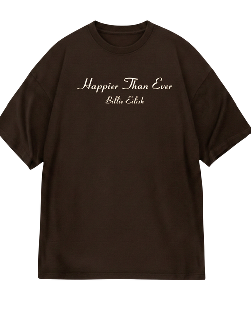 Billie Eilish Brown Oversized Tee