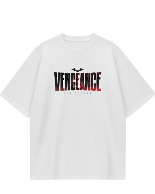 Batman White Vengeance Oversized Tee