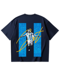 Argentina Messi  Blue Oversized Tee