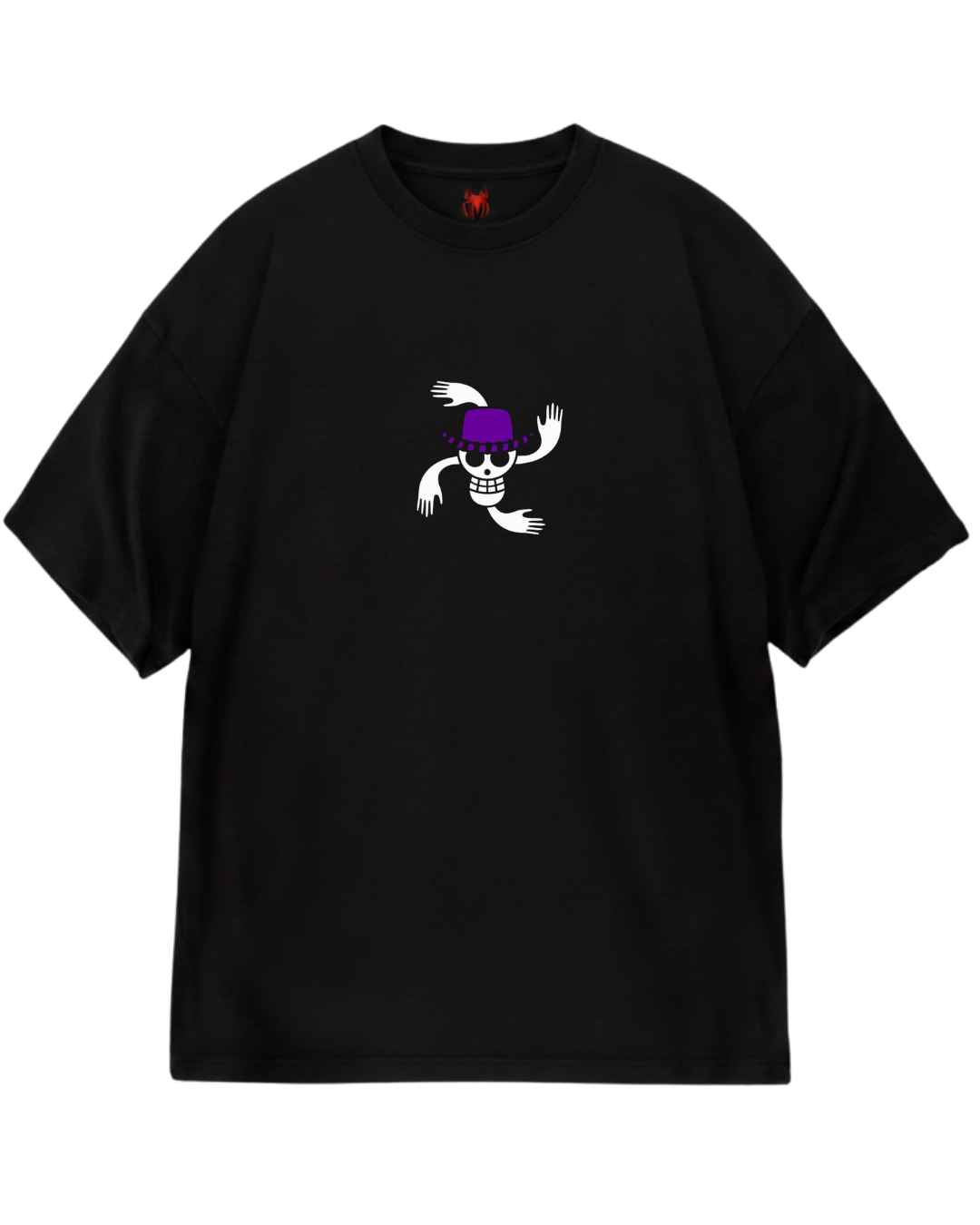 Black Robin Oversized Tee