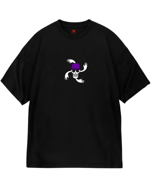 Black Robin Oversized Tee