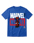 Spider Man Blue Marvel Half Sleeves