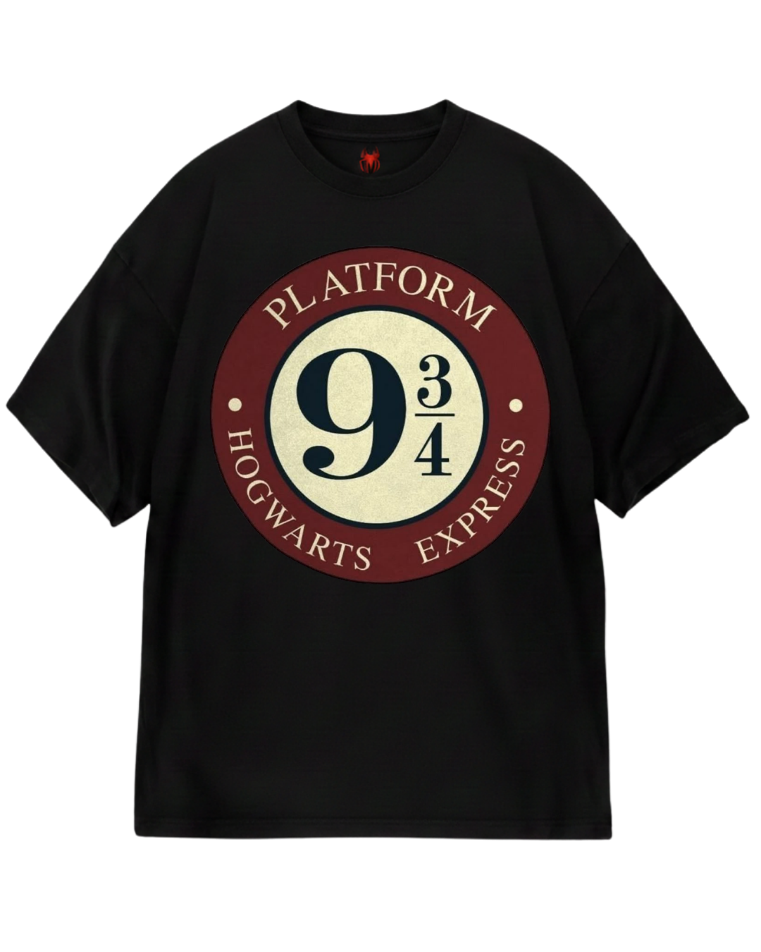 Harry Potter Black Station Oversized Tee