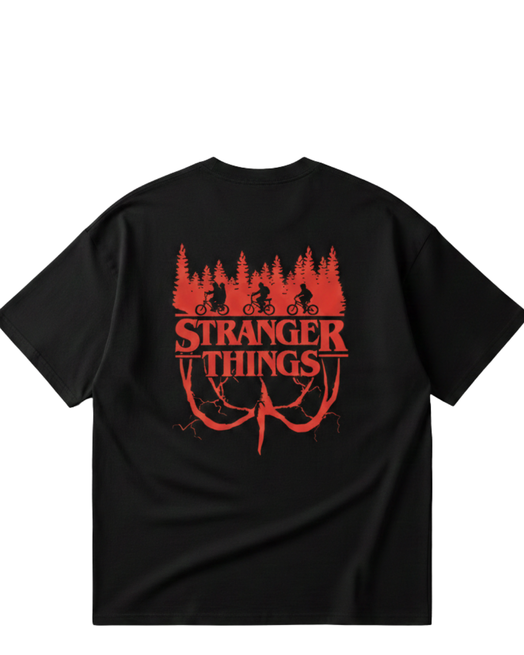 Stranger Things Web Oversized Tee