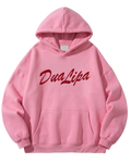Dua Lipa Pink Hoodie