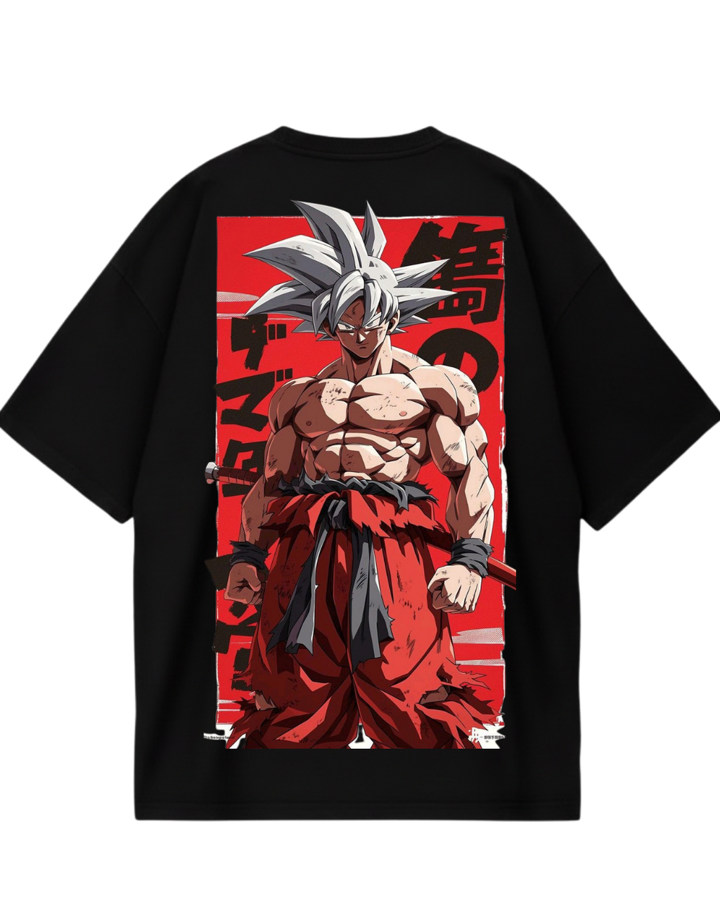 Dragon Ball Z Poster Goku Oversized Tee