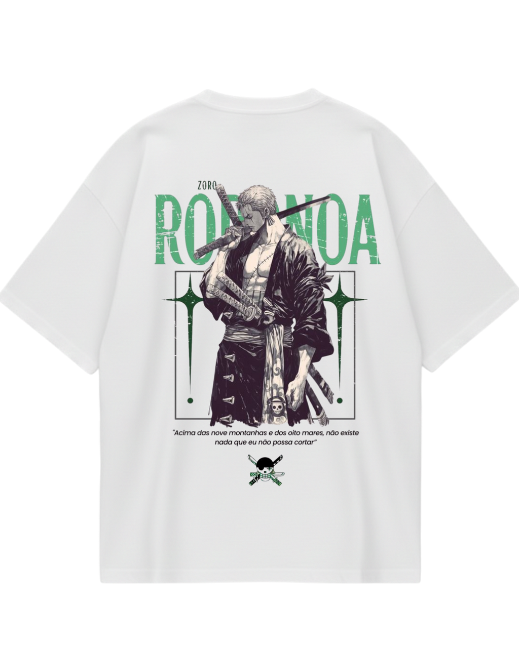 White Zoro Oversized Tee