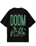 Dr Doom Black Poster Oversized Tee