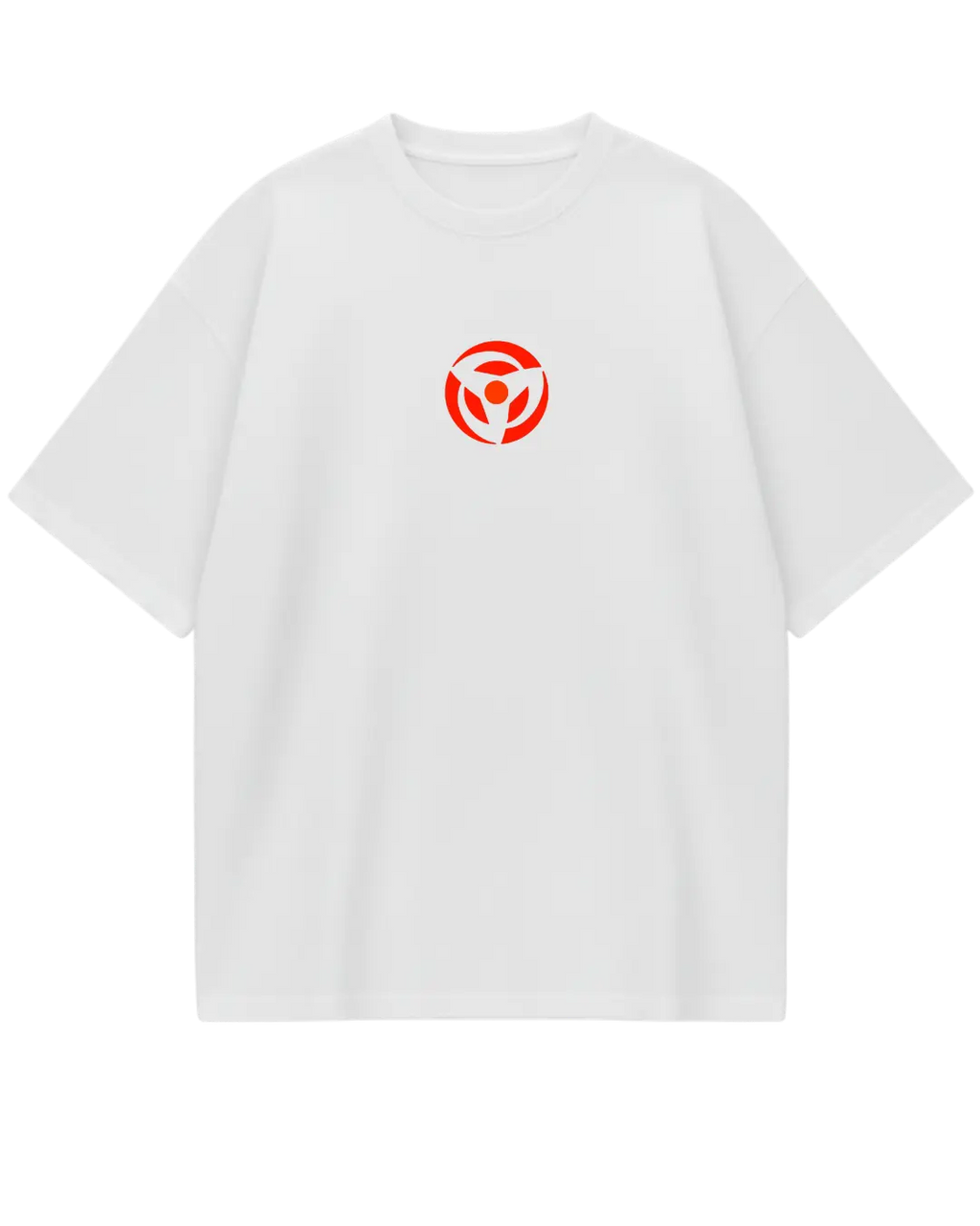 Naruto Kakashi White Oversized Tee