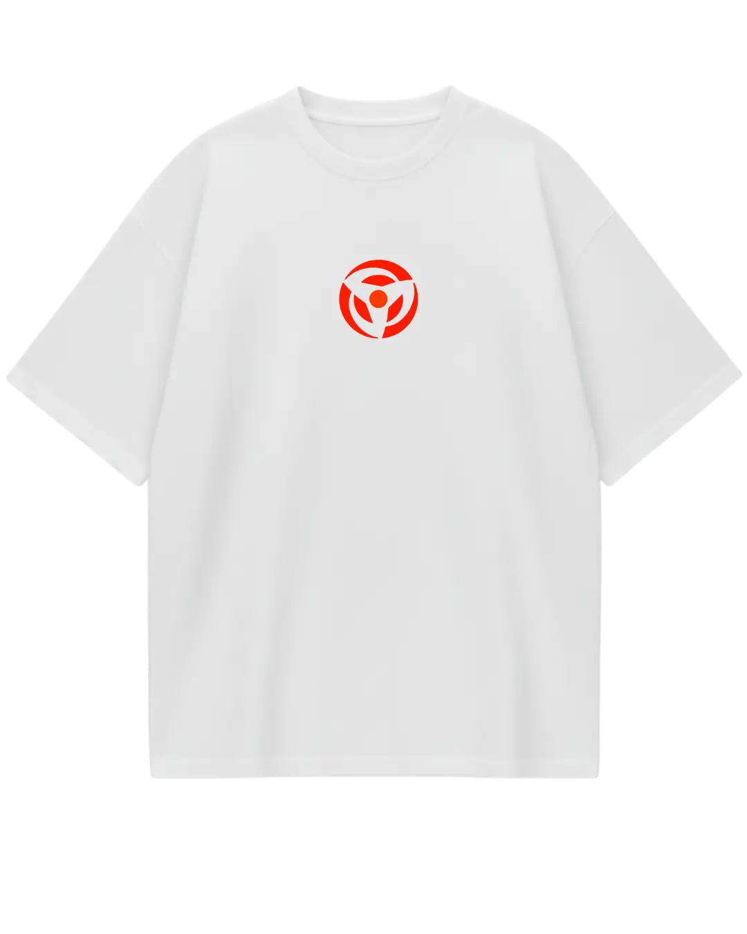 Naruto Kakashi White Oversized Tee