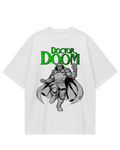 Dr Doom White Oversized Tee