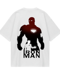 Iron Man White Oversized Tee