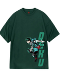 My Hero Academia Deku Green Front Oversized Tee