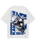 Naruto Kakashi White Oversized Tee
