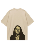 Lana Del Rey Beige Oversized Tee