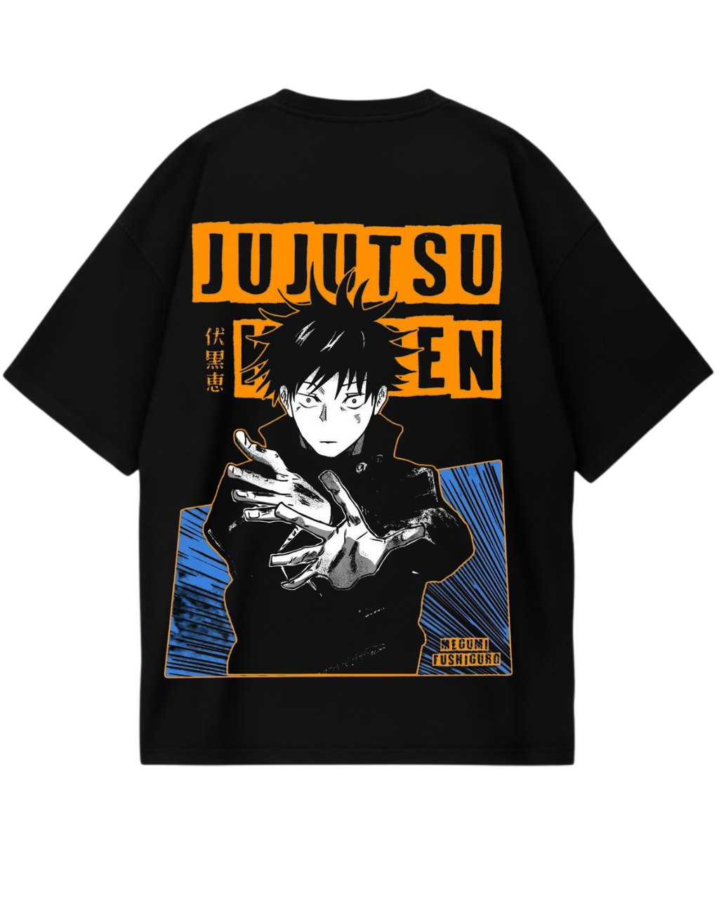 Megumi Black Oversized Tee