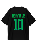 Brazil Neymar Number Black Oversized Tee