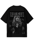 Taylor Swift Pic Black Oversized Tee