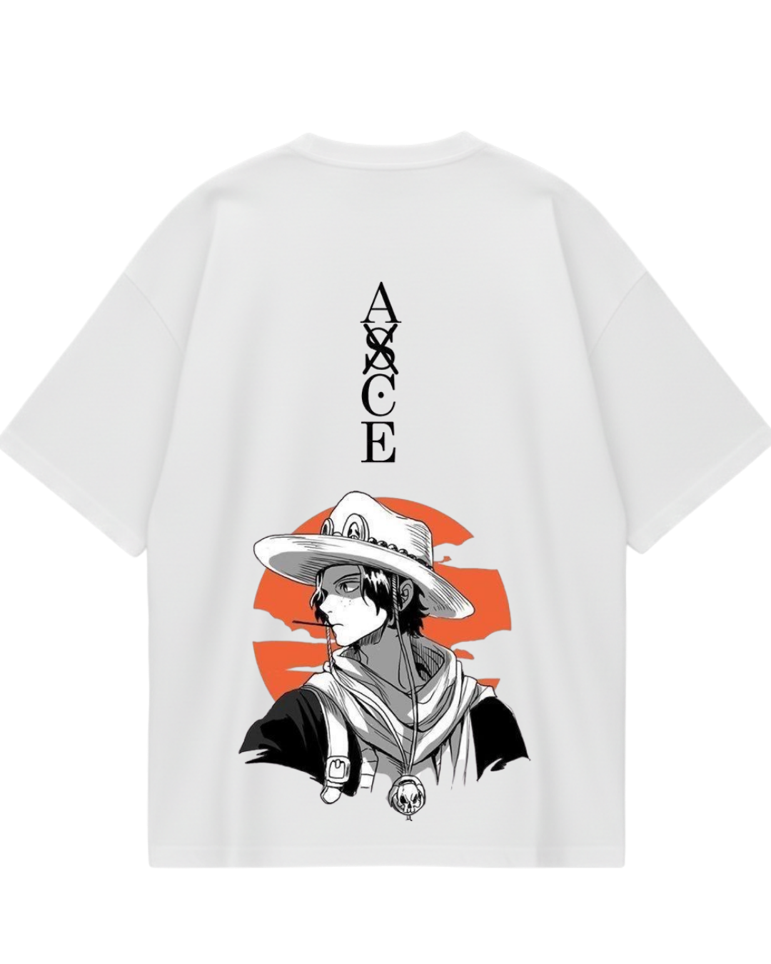 White Ace Oversized Tee