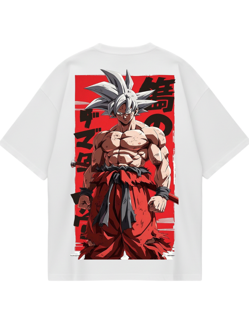 Dragon Ball Z Poster Goku Oversized Tee