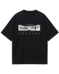 Naruto Kakashi Black Oversized Tee