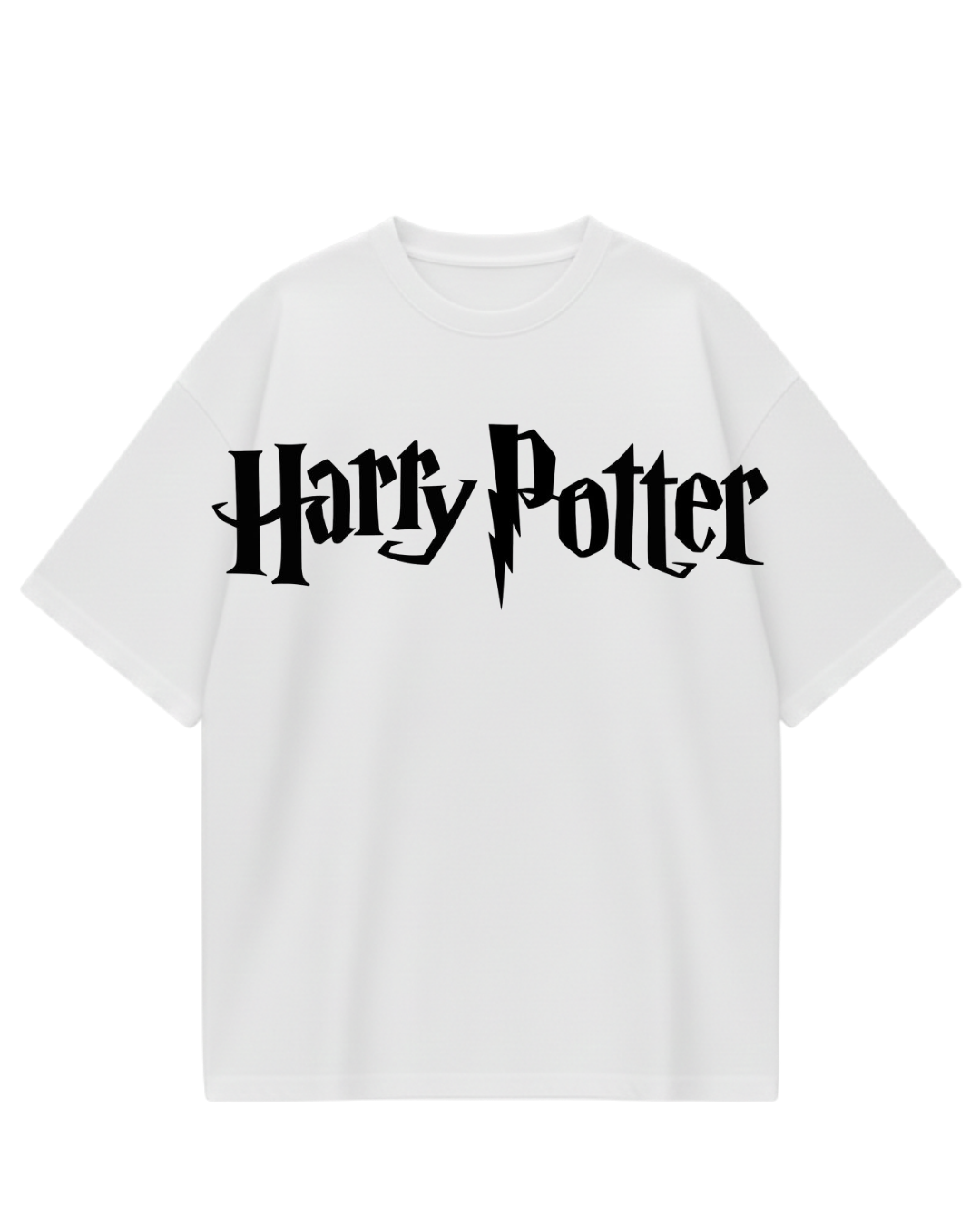 Harry Potter White Oversized Tee
