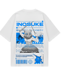 Demon Slayer Inosuke White Oversized Tee
