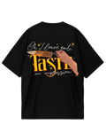Sabrina Taste Black Oversized Tee