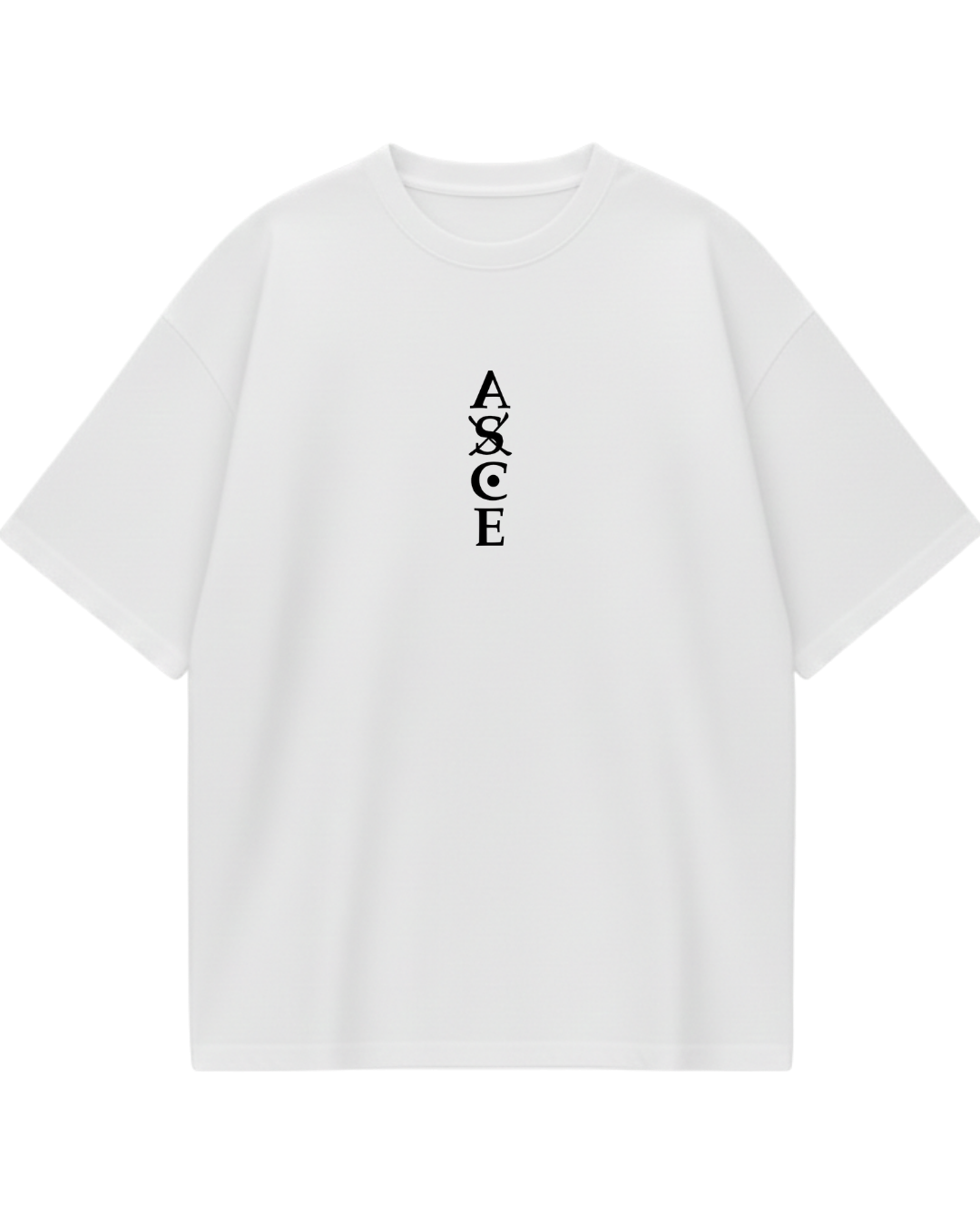 White Ace Oversized Tee