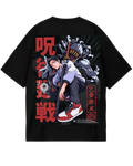 Yuta Black Oversized Tee