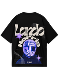 Lando Norris Retro Black Oversized Tee