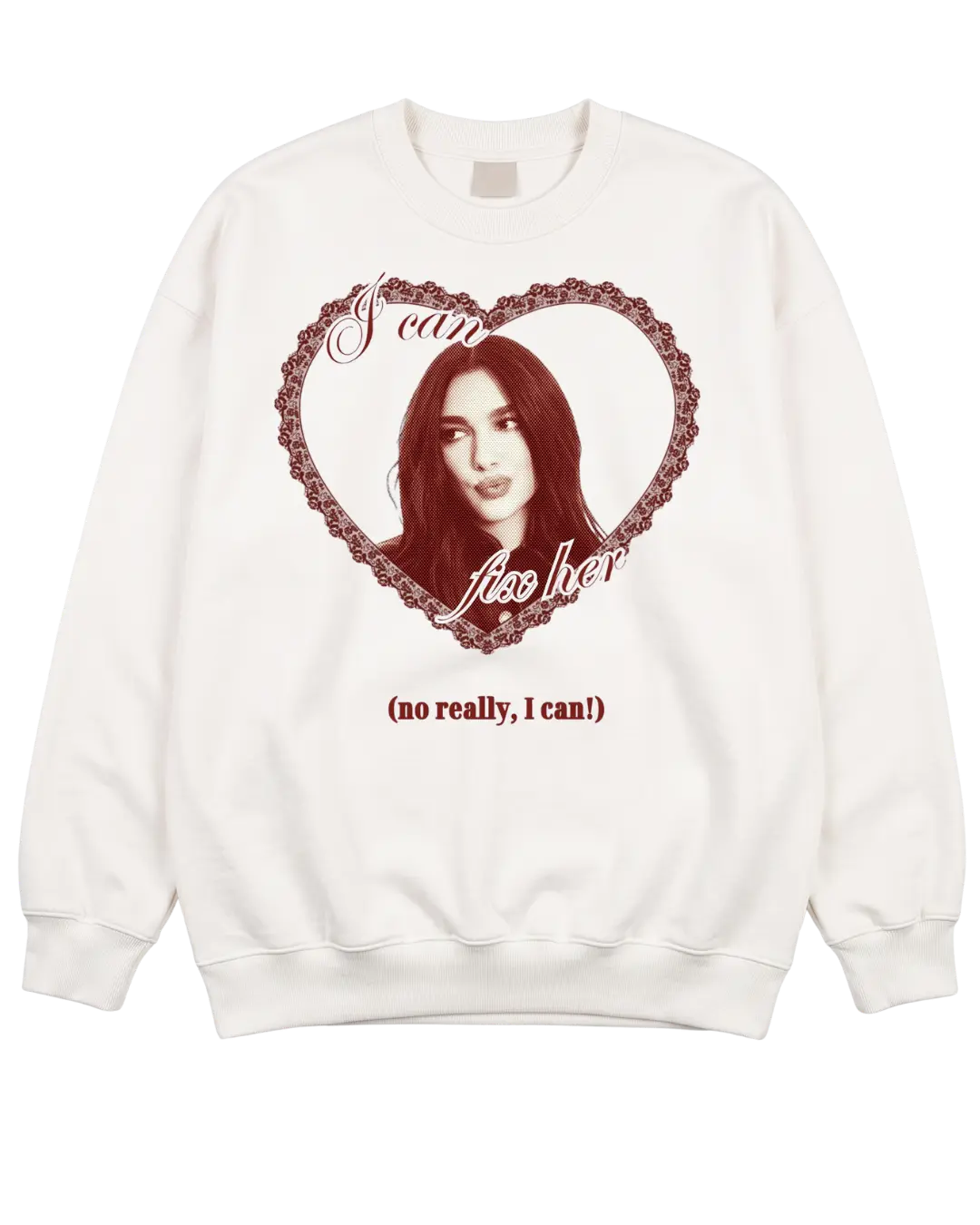 Dua Lipa White Sweatshirt
