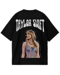 Taylor Swift Full Black Oversized Tee